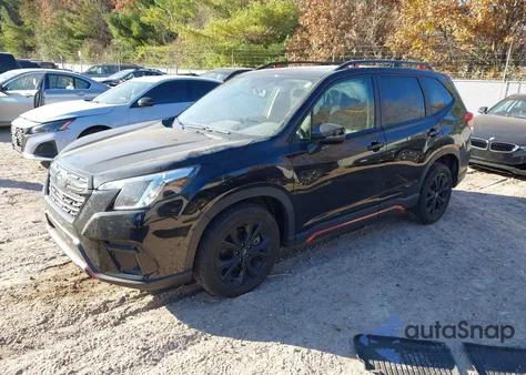 2022 Subaru Forester Sport из США, поврежденный, VIN JF2SKAGC5NH511979